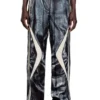 p-theck-bmcz Biker-trompe l’oeil satin track pants