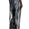 p-theck-bmcz Biker-trompe l’oeil satin track pants