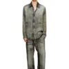 p-theck-lkct Elasticated pants in denim-look viscose