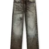 p-theck-lkct Elasticated pants in denim-look viscose