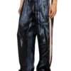 p-thecks-nman Viscose trousers with biker print