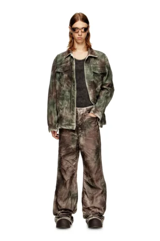 p-thug-pant Pants in crinkled camo canvas