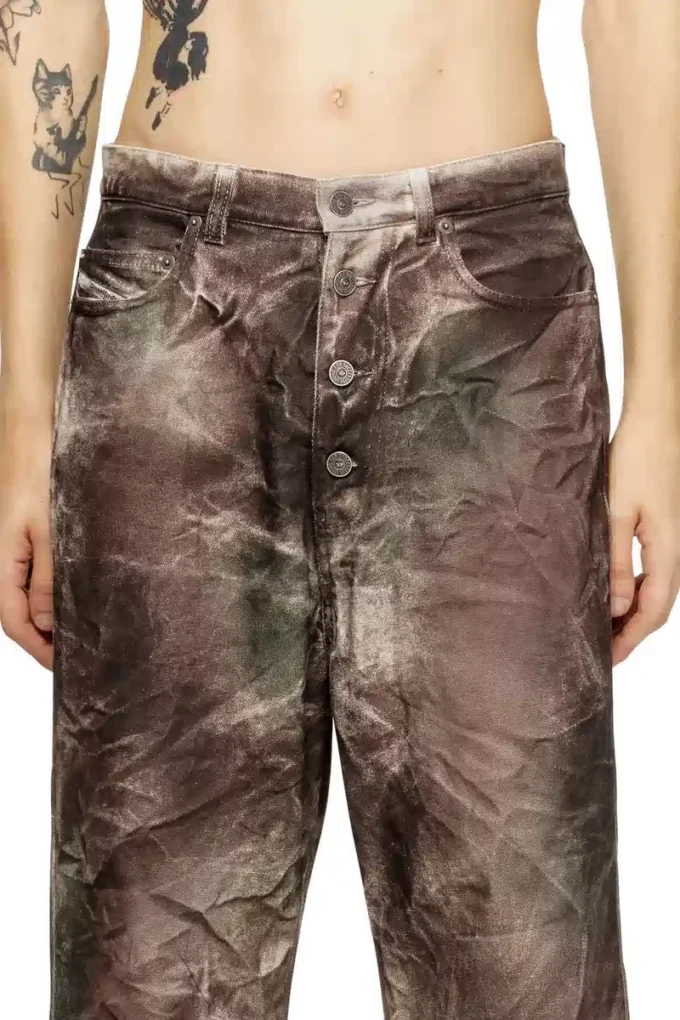p-thug-pant Pants in crinkled camo canvas