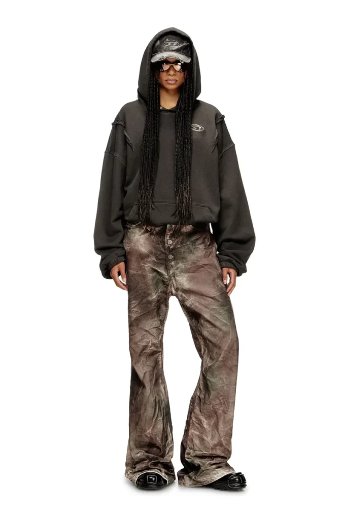 p-thug-pant Pants in crinkled camo canvas