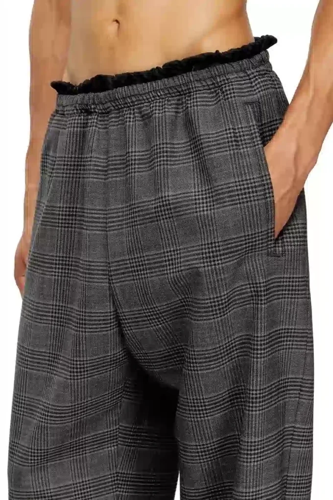p-tilson Wool pants with a drawstring waist