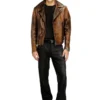 p-vyll-dmbi Jean-cut leather pants