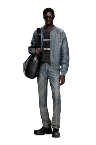 p-vyll-qmbw Jean-cut leather pants