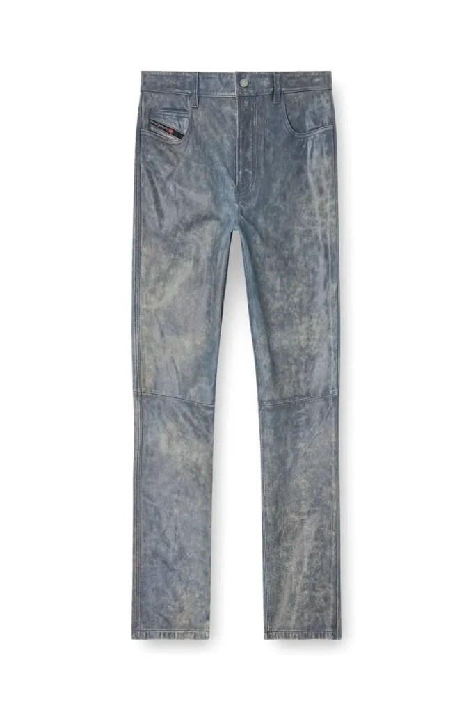 p-vyll-qmbw Jean-cut leather pants