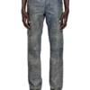 p-vyll-qmbw Jean-cut leather pants