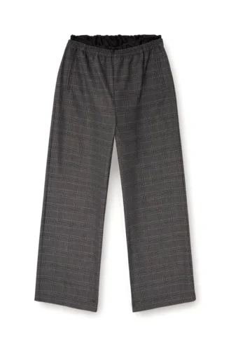 p-yrite Wool pants with welt pockets