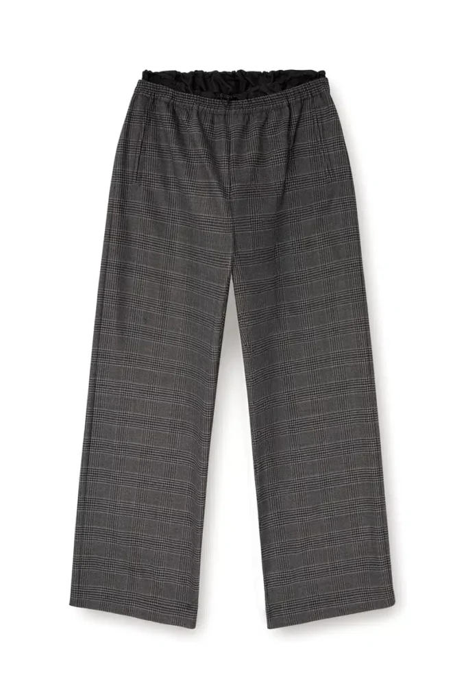 p-yrite Wool pants with welt pockets