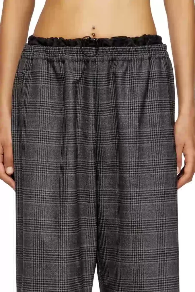 p-yrite Wool pants with welt pockets