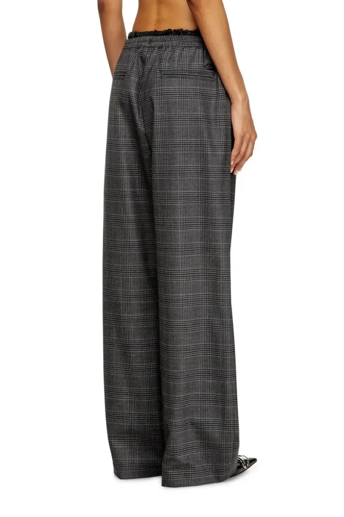 p-yrite Wool pants with welt pockets
