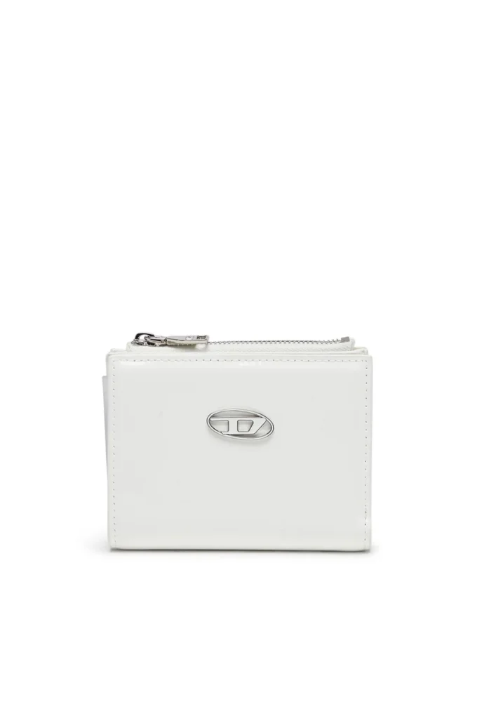 play bi-fold zip ii Small wallet in glossy leather