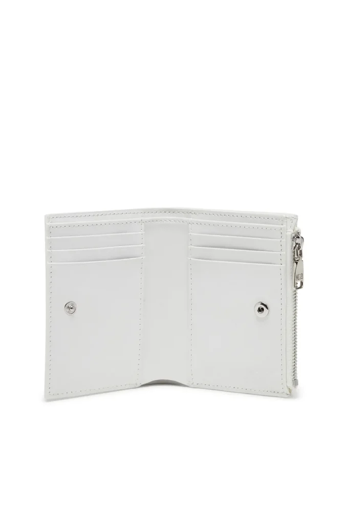 play bi-fold zip ii Small wallet in glossy leather