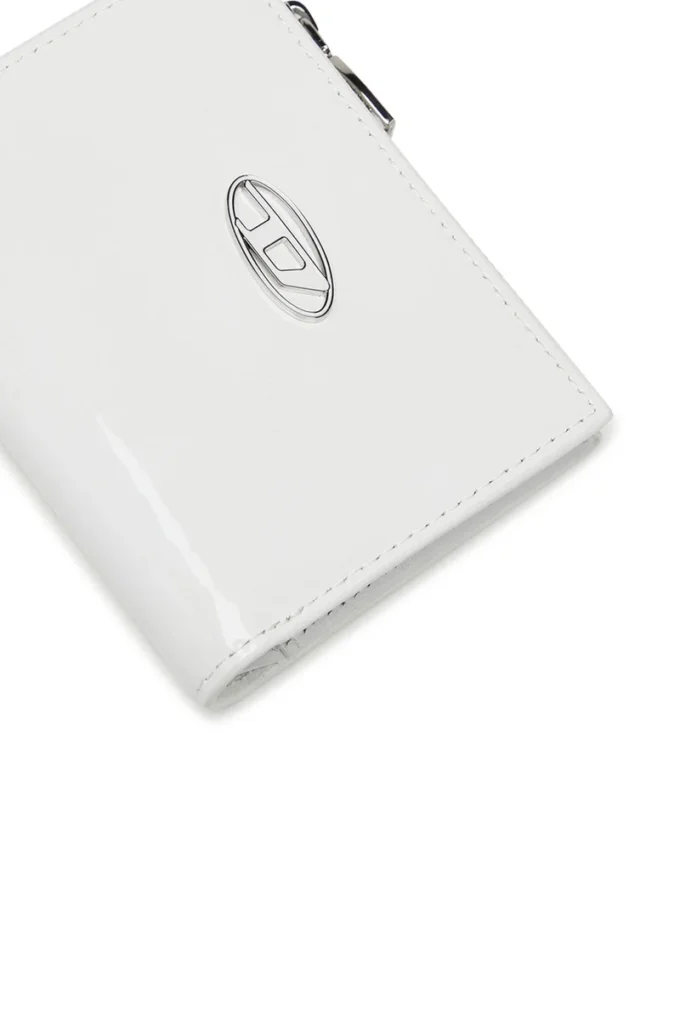 play bi-fold zip ii Small wallet in glossy leather