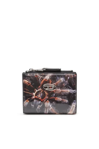 play bi-fold zip ii Small wallet in printed glossy PU