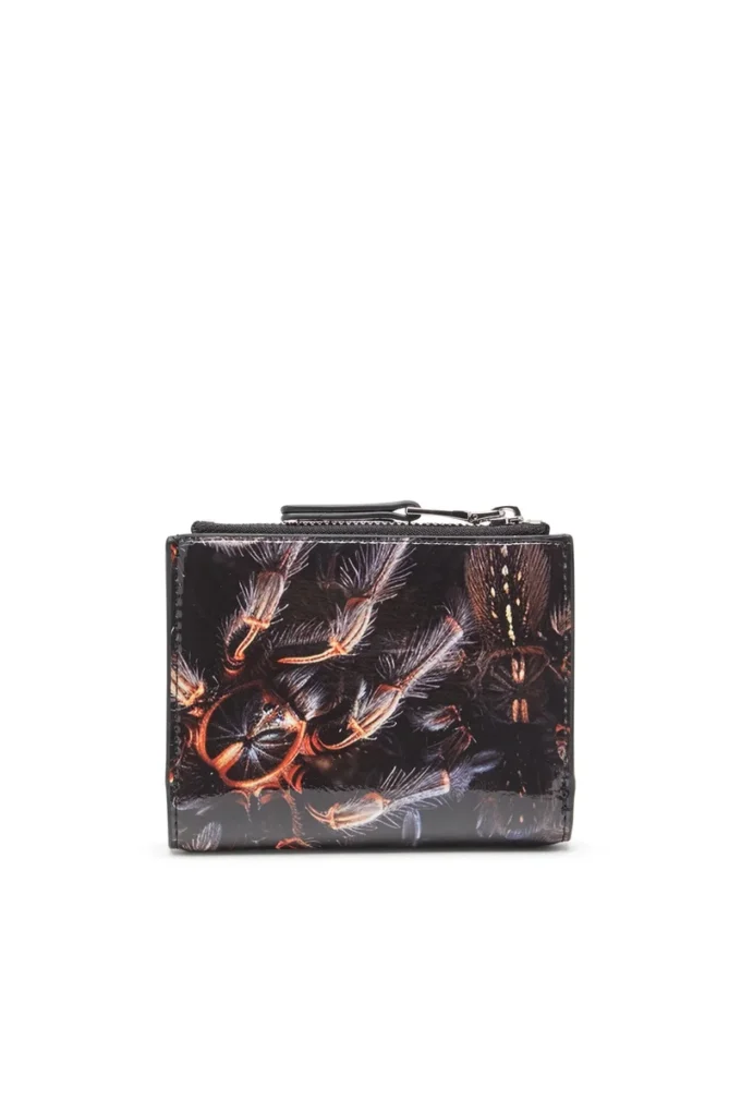 play bi-fold zip ii Small wallet in printed glossy PU