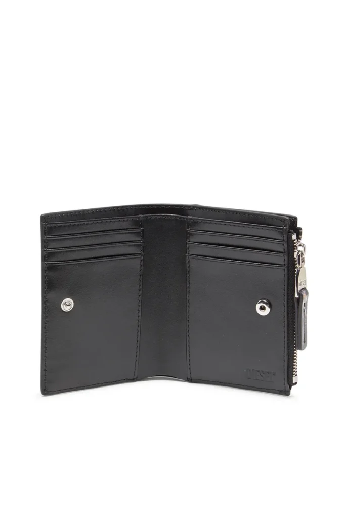 play bi-fold zip ii Small wallet in printed glossy PU