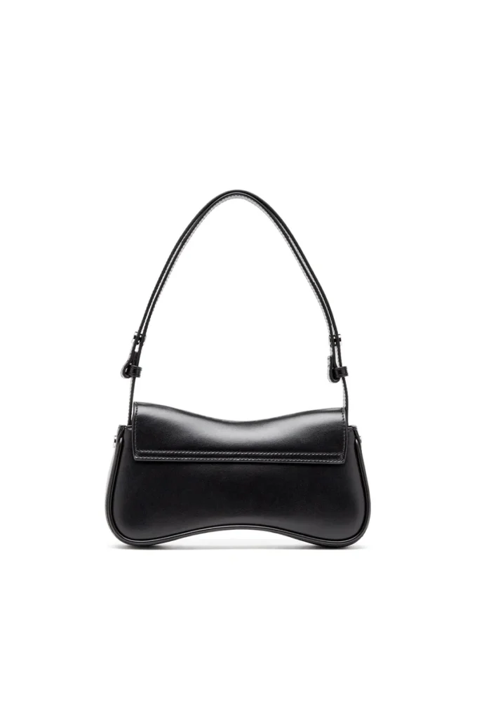play clutch Play-Semi gloss leather shoulder bag