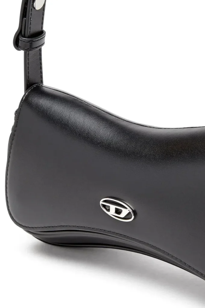 play clutch Play-Semi gloss leather shoulder bag