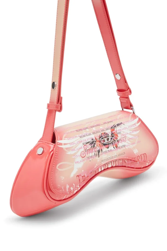 play crossbody Play-Shoulder bag in printed glossy PU
