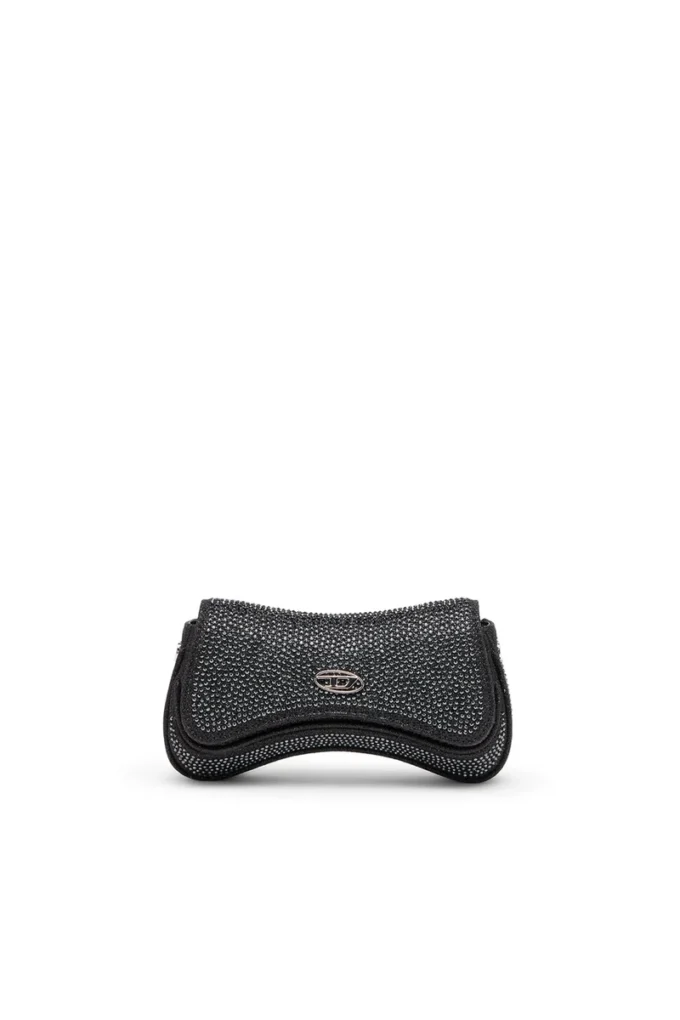 play crossbody xs Play-Mini crossbody bag in crystal Lurex