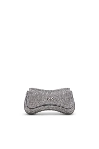 play crossbody xs Play-Mini crossbody bag in crystal Lurex