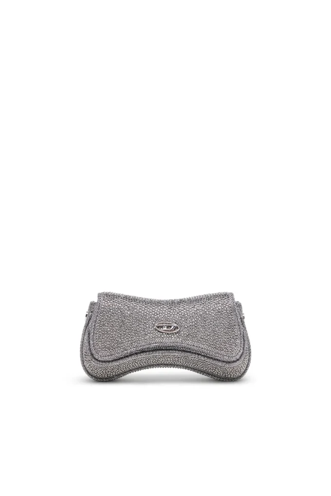 play crossbody xs Play-Mini crossbody bag in crystal Lurex