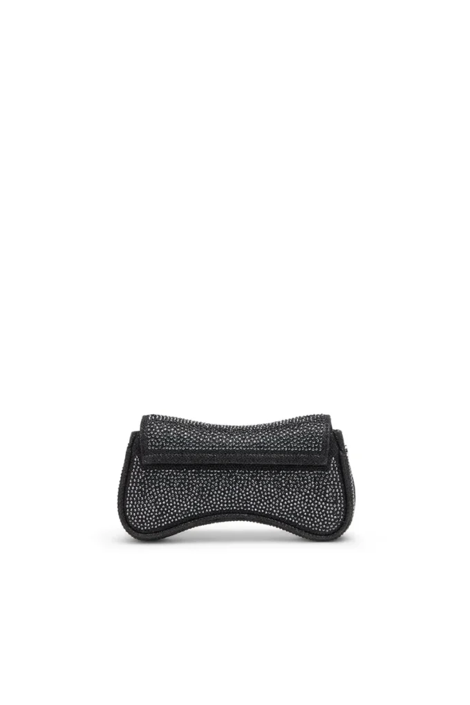 play crossbody xs Play-Mini crossbody bag in crystal Lurex