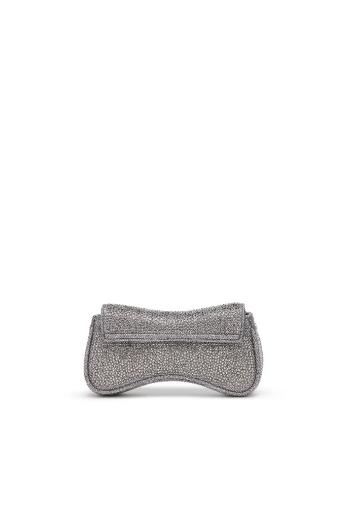 play crossbody xs Play-Mini crossbody bag in crystal Lurex