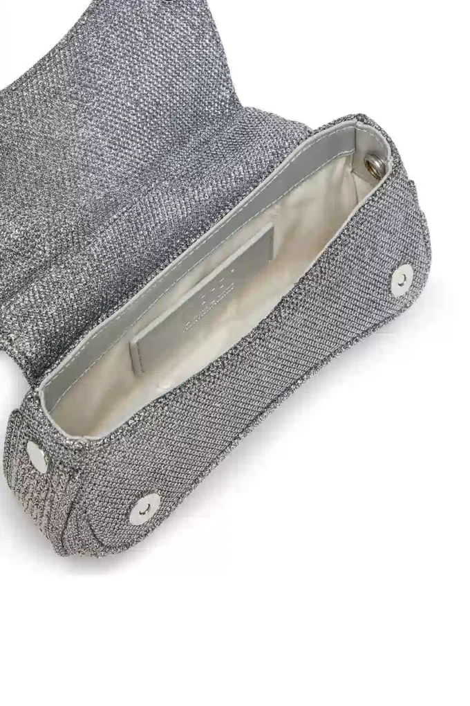 play crossbody xs Play-Mini crossbody bag in crystal Lurex