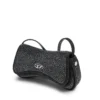 play crossbody xs Play-Mini crossbody bag in crystal Lurex