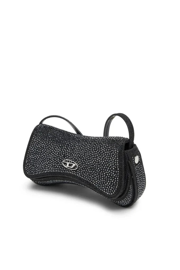 play crossbody xs Play-Mini crossbody bag in crystal Lurex