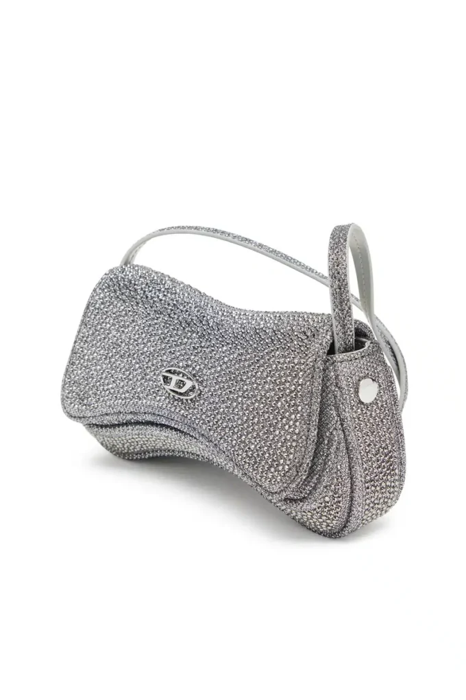 play crossbody xs Play-Mini crossbody bag in crystal Lurex