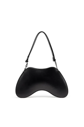 play shoulder Play-Semi gloss leather shoulder bag
