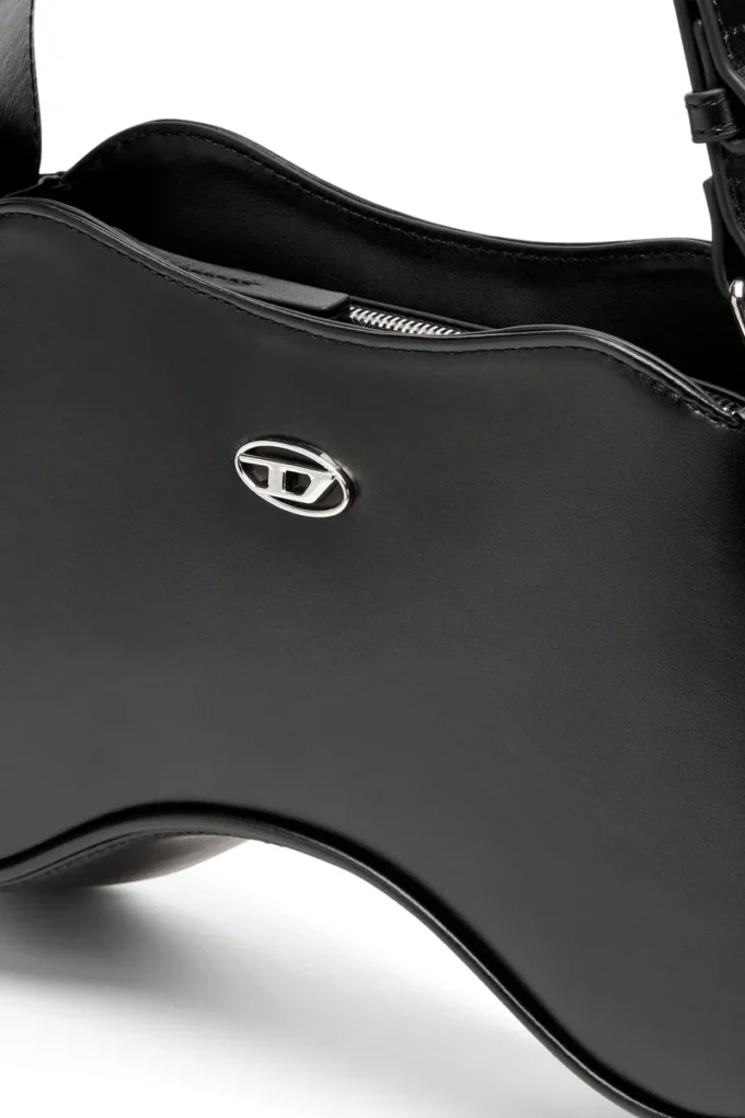 play shoulder Play-Semi gloss leather shoulder bag