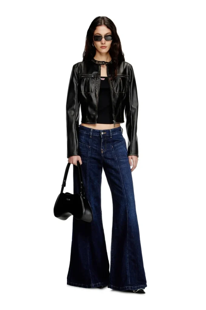 play shoulder Play-Semi gloss leather shoulder bag