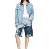 pr-d-rixford-s Denim shorts with faded print