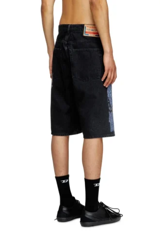 pr-d-rixford-s Denim shorts with multicolour print