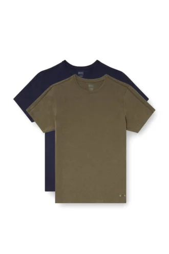 randal-d-mono-2pack 2-pack T-shirts in fluid jersey