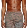 rio-41-utlt Mid-length swim shorts in camo ripstop