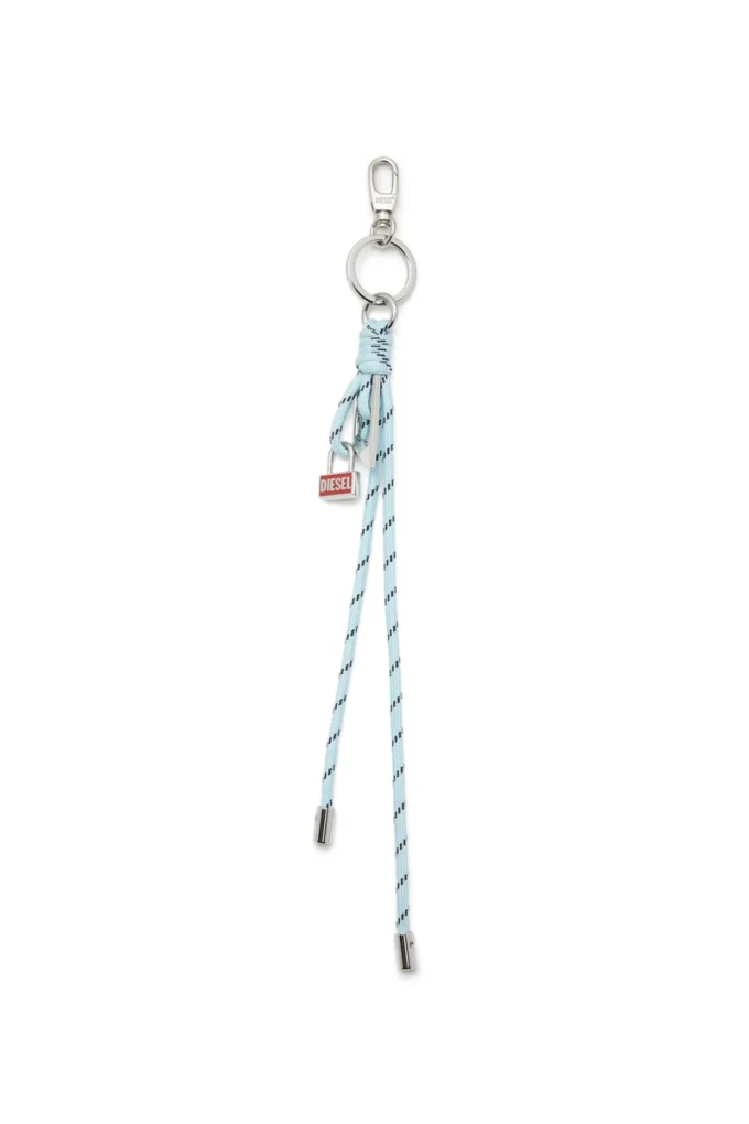 rope ii Metal and rope charm with Diesel pendant