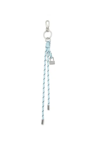 rope ii Metal and rope charm with Diesel pendant