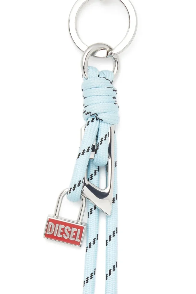 rope ii Metal and rope charm with Diesel pendant