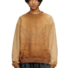 s-aron Faded sweatshirt with devoré Phoenix logo