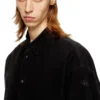 s-baggy-padd-hgbk Cotton shirt with Oval D embroidery