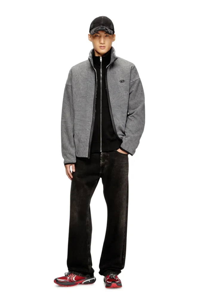 s-baty-new Zip-up sweatshirt with inner lining