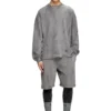 s-baxt-t1 Cracked-effect sweatshirt with micro logo