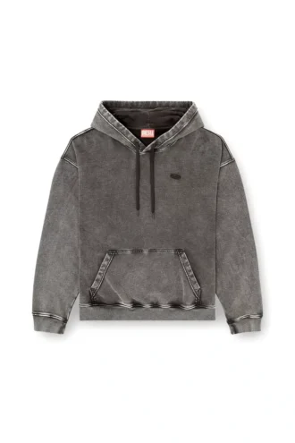 s-boxt-hood-den Hoodie with raw-cut back patch